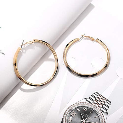 Acrylic Earrings Lightweight Hoop Earrings Statement Resin Drop Dangle Stud Earrings Fashion Jewelry For Women - color: Leopard