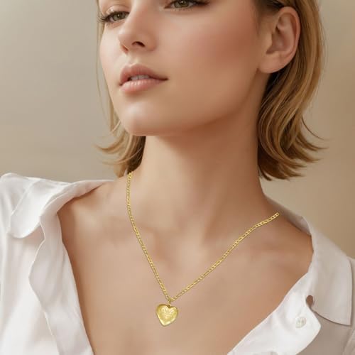 TUGHRA Mother's Day Gifts Gold Locket Necklaces for Women, 925 Sterling Silver Heart Photo Lockets Memorial Keepsake Jewelry Gift for Mom, Wife, Daughter - style: 1226-Butterfly