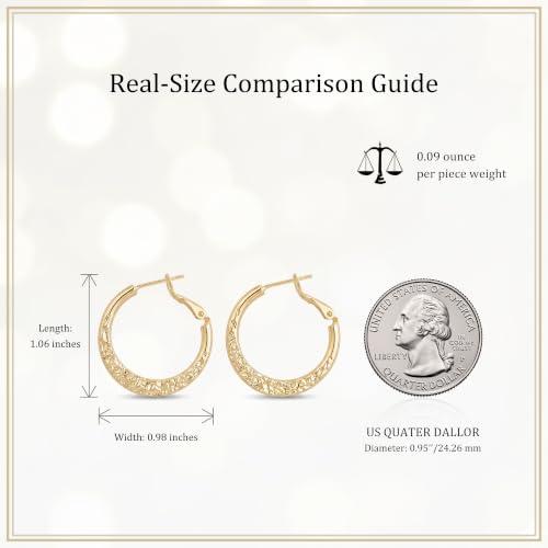 Sonateomber Gold Chunky Crystal Hoop Earrings for Women, Trendy Statement Sparkly CZ Rhinestone Thick Open Hoops Earings Hypoallergenic Wedding Prom Everyday Accessories Fashion Jewelry Gift - color: Gold Textured