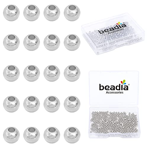 Platinum Plated Round Spacer Beads 3mm 300pcs for Jewelry Making Findings Non Tarnish - color: Platinum, size: 3mm