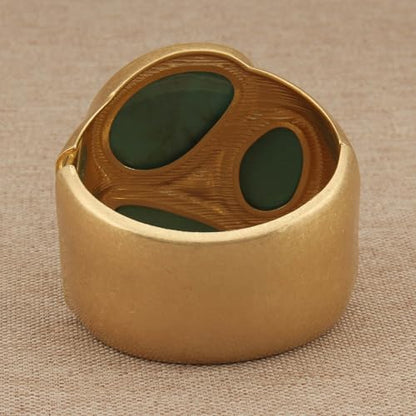 Chunky Bangle Bracelets for Women Cuff Bracelet Thick Gold Bangles Open Wide Arm Cuffs Bracelets Boho Jewelry - style: Gold Bracelet