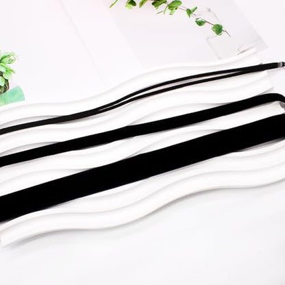 Ronglry 3pcs Black Choker Necklace for Women Black Velvet Choker Set Layered Black Choker Necklaces Classic Chokers for Women Adjustable Gothic Lace Black Collar Necklace for Party Cosplay Christmas Birthday Jewelry Gifts - color: 3pcs black