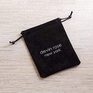 Devin Rose Oval Inside Outside Hoop Earrings for Women Faceted Sparkle Crystals - color: Aqua