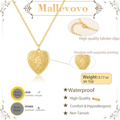 Gold Initial Heart Letter Pendant Necklace Jewelry for Women | 14K Gold Plated Fashion Waterproof Statement Cute Necklaces Dainty Personalized Name Friendship Couple Gifts for Women - color: Initial E
