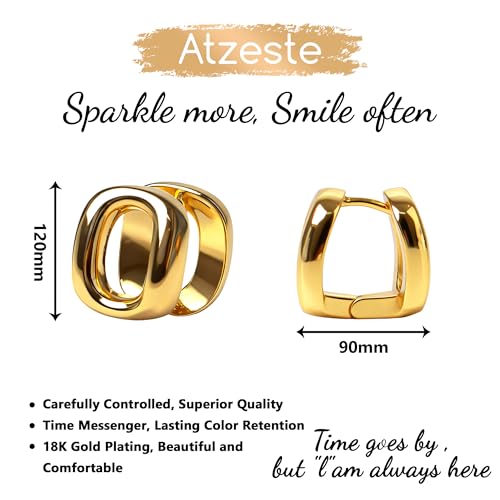 Shiny Gold Butterfly Earrings for Women | 14K Real Gold Plated Butterfly Earrings for Women, Dainty & Trendy Butterfly Stud Earrings for Fashion Jewelry Gifts - color: AZ47