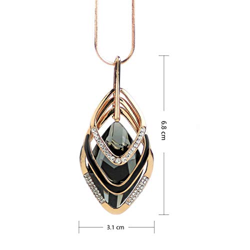 3PCS Long Pendant Necklaces for Women Disk Circle Pendant Triple Stack Pendant Necklace Tassel Sweater Necklace Statement Necklace Y Necklaces Set - color: Goldtone A
