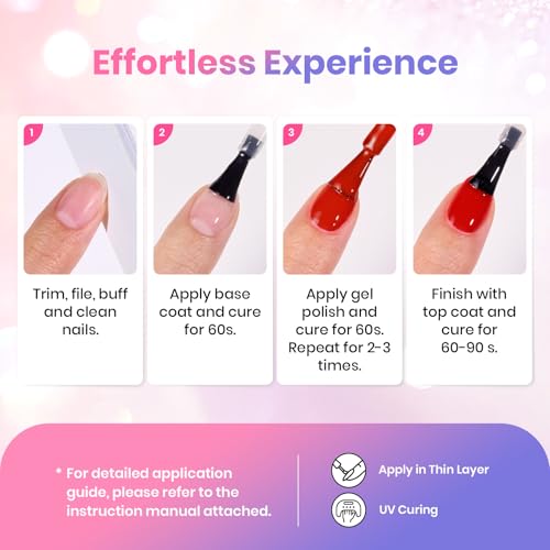Beetles Gel Nail Polish Set- Creamy Twist 6 Colors Pearlescent Gel Polish | with Dotting Pen Soak Off UV/LED Nail Polish Gel Home Salon Manicure Nail Gel Gift for Women - color: Creamy Twist