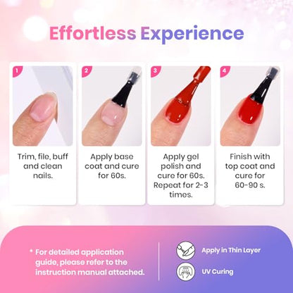 Beetles Gel Nail Polish Set- Creamy Twist 6 Colors Pearlescent Gel Polish | with Dotting Pen Soak Off UV/LED Nail Polish Gel Home Salon Manicure Nail Gel Gift for Women - color: Creamy Twist