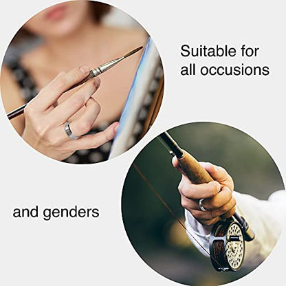 LerchPhi Engraved Custom Tungsten Rings For Men Wedding Band Personalized Titanium Promise Ring for Him Black/Red/Green/Purple/Blue Beveled Edge Szie 6 to 16 - color: No Custom - 8MM Tungsten Silver