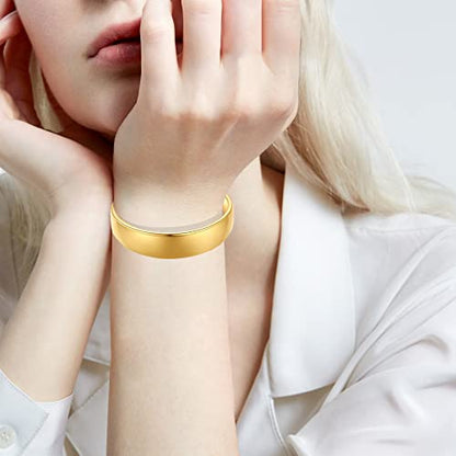 14K Gold Bracelets for Women Adjustable Slider Bracelet Bangle Bracelets for Women Trendy Chain Bracelet - color: Gold