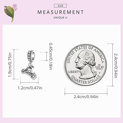 Animal Charms for Bracelets 925 Sterling Silver Bead Charms Bee Butterfly Fox Charm Fits Bracelets and Necklaces Cute Charms for Women - color: Motorcycle