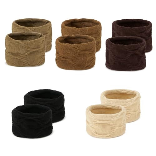 QIUTIMIY 10 Pcs No Damage Hair Ties Thick Hair Elastic Rubber Bands Hair Accessories Scrunchies Seamless for Women - color: Style 12