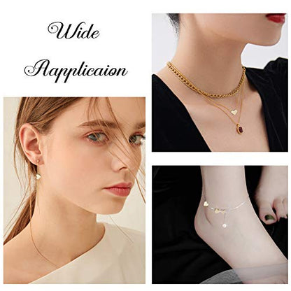 PH PandaHall 60pcs 14K Gold Plated Heart Beads, Love Heart Spacer Beads 6x7mm Metal Brass Hearts Loose Bead Charms for Mother's Day Necklace Bracelet Earring Wedding Birthday Jewelry Making - size: 6x7mm