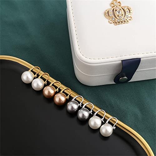HUGE TOMATO 925 Sterling Silver Simulated Shell Pearl Earrings for Women Trendy, Big Pearl Drop Earrings Leverback Stud,18K Gold Plated Large Pearl Hoop Dangle Hypoallergenic Jewelry 14mm - color: Red