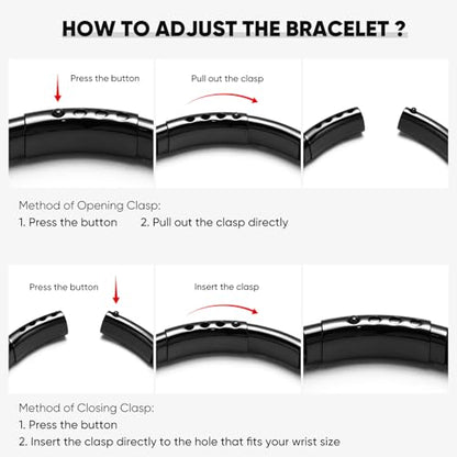 VNOX Men's Inspirational Mantra Engarved Handmade Braided Leather Adjustable Cuff Bangle Bracelet Encouragement Motivational Gift for Men - style: Black-Brown-Knot