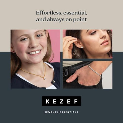 KEZEF 18K Gold Plated 925 Sterling Silver Box Chain Necklace for Women, 1mm Thin & Sturdy Italian Chain Necklace, Rose Gold & Silver Available, 15/16/18/20/22/24/30 Inch - color: Sterling Silver, size: 26 Inch