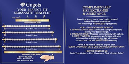 Moissanite Tennis Bracelet for Women Men S925 Sterling Silver D Color VVS1 Round Cut Moissanite Bracelet - color: Silver