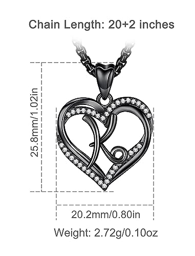 INFUSEU Unique Initial Necklaces for Women Girls Small Heart Letter Jewelry, Meaningful Personalized Gifts - style: K