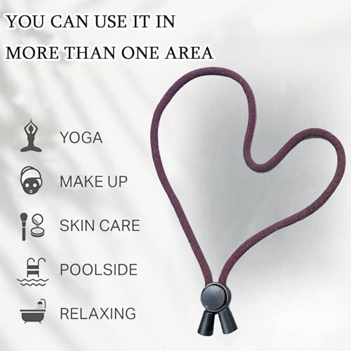 6pcs Brown Adjustable Hair Ties - Long, Extra Length Scrunchies for Thick Hair, Afro Puffs & Ponytails - One Handed Use - color: Brown