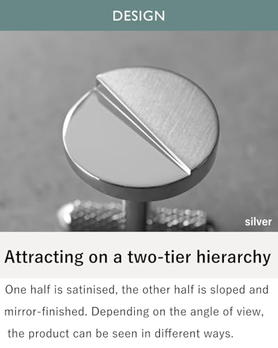 [TAVARAT] Cufflinks for Men cuff links mens classic round shape Black Silver Light Gold Tps-177 - style: light gold (Tps-179)