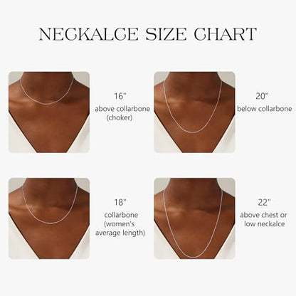 IIEFWELL S925 Sterling Silver Chain Necklace for Women - 1.2/0.8mm Satellite Bead Cable Box Chains Necklace Set, Hypoallergenic Sturdy Women's Silver Chain Necklaces, 16/18/20/22 Inches Jewelry Gifts - color: Cable + Satellite, size: 18 Inch (Women's Aver