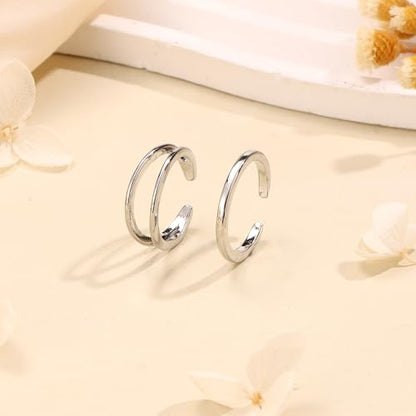 SONNYX 14K Gold Silver Toe Ring for Women | Non Tarnish Adjustable Simple Open Band Toe Rings Summer Beach Foot Jewelry for Women - color: Silver 2