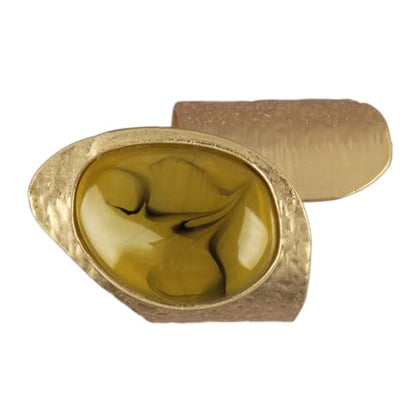 Gold Cuff Bracelet for Women Chunky Bracelet Statement Bracelet | Chunky Bangle Bracelets for Women Silver Beaded Open Bangle Stackable Stretch Bead Bracelet Boho Jewelry Gift for Wife Couple - style: Cuff Bangle Bracelets for Women