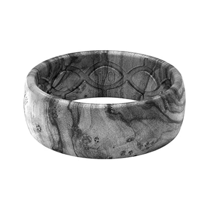 Groove Life Nomad Silicone Ring Breathable Rubber Wedding Rings for Men, Lifetime Coverage, Unique Design, Comfort Fit Ring - color: Relic