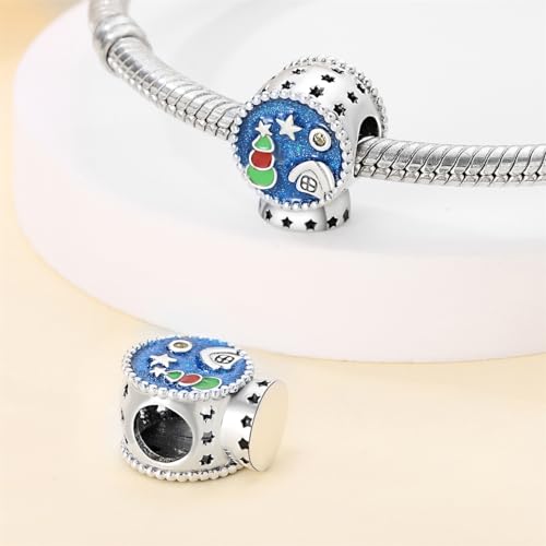 CYCUFF 925 Sterling Silver Charms Suitable for Charm Necklaces, Bracelet Pendants Beads Jewellery Gift for Women