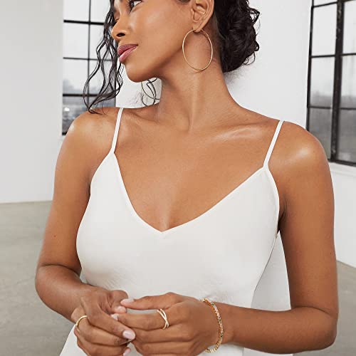 PAVOI Gold Hoop Earrings for Women, 14K Gold Plated Paddle-Back Hoops | Large Hoop Earrings, Lightweight Hoops, Gold Hoops, 925 Sterling Silver Posts - style: 60 Millimeters