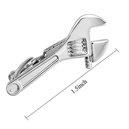 HAWSON 2 inch Tie Clip for Men-Novelty Sport Necktie Bar Clip,Tie Pin,Special Interesting Gift for Men - style: Monkey Wrench
