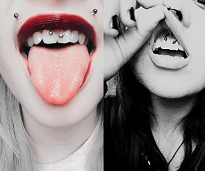 Longita Internally Threaded Septum Ring Silver Black Gold Septum Rings 16G Septum Piercing Surgical Steel Septum Jewelry Septum Nose Rings 16 Gauge Small Septum Ring Horseshoe with Replacement Balls - color: A1-silver-8mm