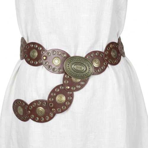 Millennials In Motion Designer Belt - color: Brown Concho