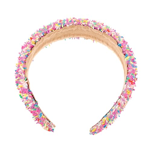 Outanaya Wide Headband Women's Fashion Headband Makeup Styling Padded Accessory