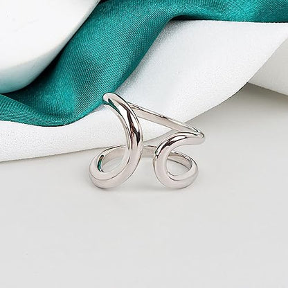 925 Sterling Silver Rings Handmade Rings Adjustable Open Teardrop Rings Waterdrop Ring for Women - color: Color 9
