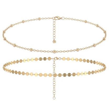 Waist Beads For Women Gold Waist Chain Body Chain Jewelry | 2 Layer Copper Belly Chain Jewelry 27.5" + 9.8" Adjustable Belt for Festival Beach Summer for Women
