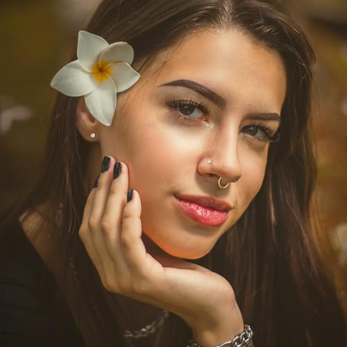 23-40 Pcs Gold Nose Rings & Studs - 18G & 20G Nose Piercing Jewelry - L Shape, Hoop & Screw Body Jewelry for Women & Men - color: Gold-20G-5Pcs