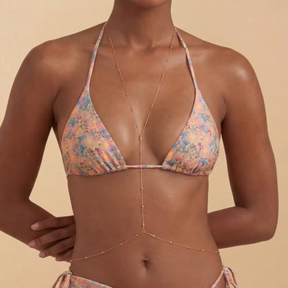 Gold Body Chain for Women, Adjustable Layered Beach Bikini Jewelry | Belly Chain, Waist Chain, Sexy Body Jewelry, Adjustable Fit, Back Chain, Beach Vacation, Festival & Concert - color: Gold-3