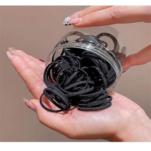 Colorful Hair Rings For Women High Flexibility Braided Ponytail Rings Sport Ready Mixed Hues Mixed Hair Elastics Set - color: strawberry