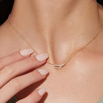 Freekiss Gold Stack Bracelets Pendant Necklace for Women: Dainty Thin Bracelet Set Charm Necklaces Necklaces Trendy Gold Jewelry for Women