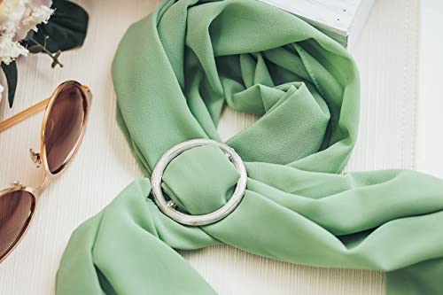 Handmade Pewter Scarf Rings and Slides - Metal Clip for Women Scarves - American Made - style: Tree Branch Scarf Ring