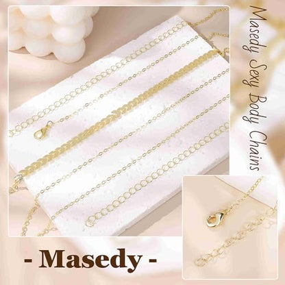 14K Gold Sexy Body Chains for Women Necklace Layered Bikini Bra Chain Crossover Belly Chain Rhinestone Summer Chest Chain Beach Prom Nightclub Body Chain Jewelry - style: Gold F