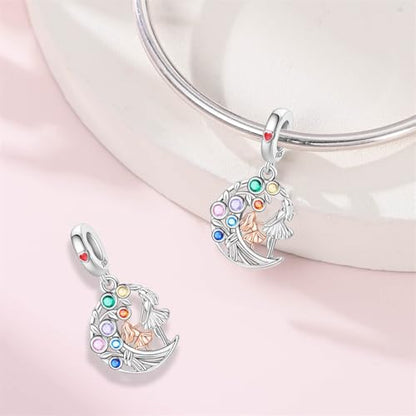 Pandach Animal Charm Bead fits Charms Bracelets for Woman-925 Sterling Silver Dangle Pendant Bead,Jewelry Beads Gifts for Women Bracelet&Necklace - style: Tree of Life Dancing Pendant