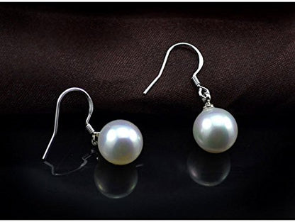 925 Sterling Silver Hook Pearl Dangle Earrings for Women Drop Hook Vintage Earrings Jewelry Birthday Gifts - style: Pearl