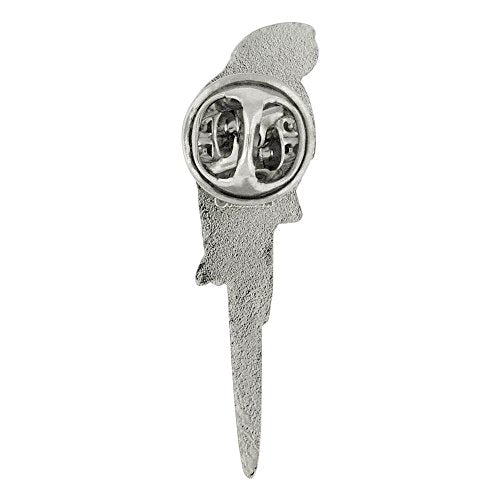 PinMart Wild Animal Enamel Lapel Pin - color: Parrot Nickel Plated, size: 25 Pack