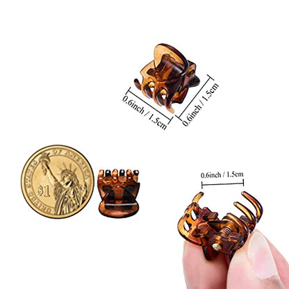 Snap Hair Clips and Hair Claw Clips Set, Funtopia 40 Pcs 7cm / 2.8 Inch Long No Slip Metal Hair Clips and 72 Pcs Small Hair Clips Clamps Plastic Jaw Clips for Thin Hair Thick Hair