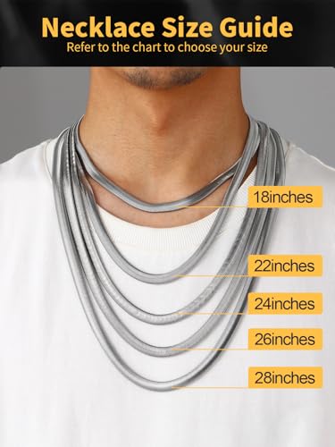U7 Cuban Link Chain for Men Women Stainless Steel Curb Necklace, 7/9/12/15 MM Chunky Chain Silver/Gold/Black Mens Hip Hop Jewelry 18''-30'' - color: i. 8mm-silver, size: 18 Inch