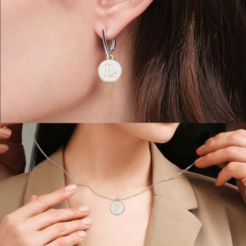 MECCANIXITY Pendants Letter Charm Initial Charm Double Sided Alphabet for DIY Necklace Bracelet Earrings Jewelry Making - style: I