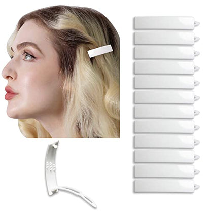 12pcs Hair Barrettes Set for Women and Girls, Hair Clips for Thick Thin Fine Hair, Non-metal Hair Accessories, Non-Slip Grip Handmade Snap Hairpin, BPA Free - color: SN12