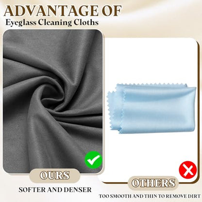 PATIKIL 3Pcs Soft Eyeglass Cloths, 15.8 x 15.8 Electronics Microfiber Cleaning Cloths Eyeglass Cleaning Fabric for Lens Wipes Glasses Cleaner Jewelry LCD Screens Cameras, Dark Gray - color: Dark Gray